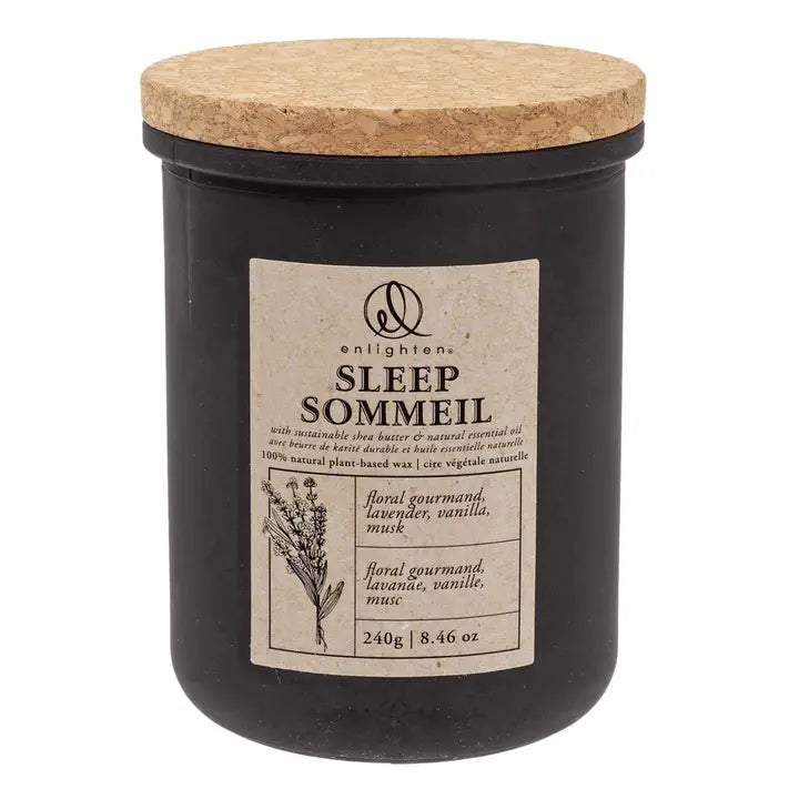 Enlighten Candle with Cork Lid - Sleep