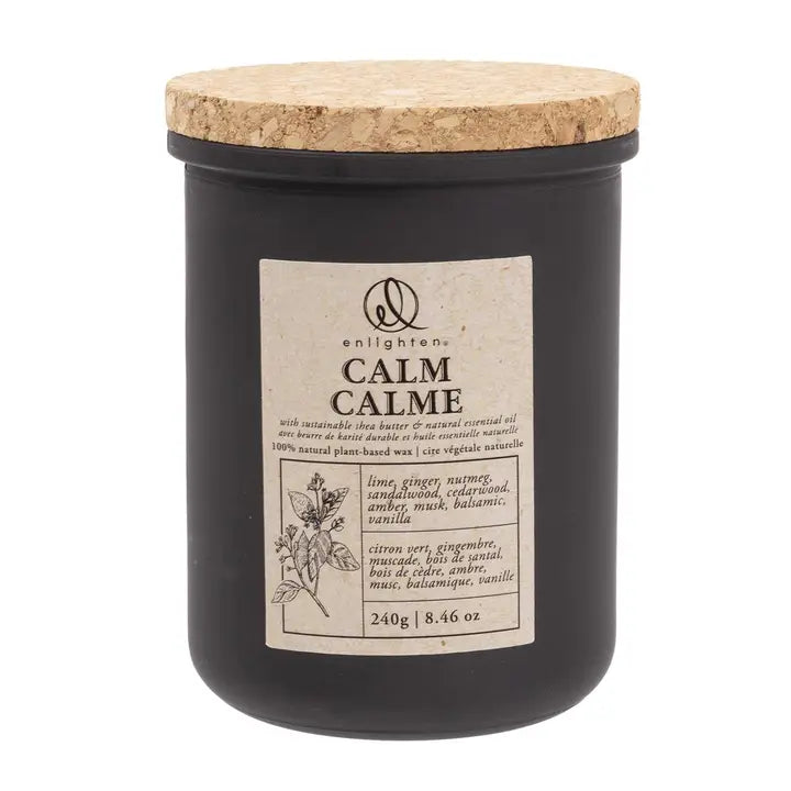 Enlighten Candle with Cork Lid - Calm