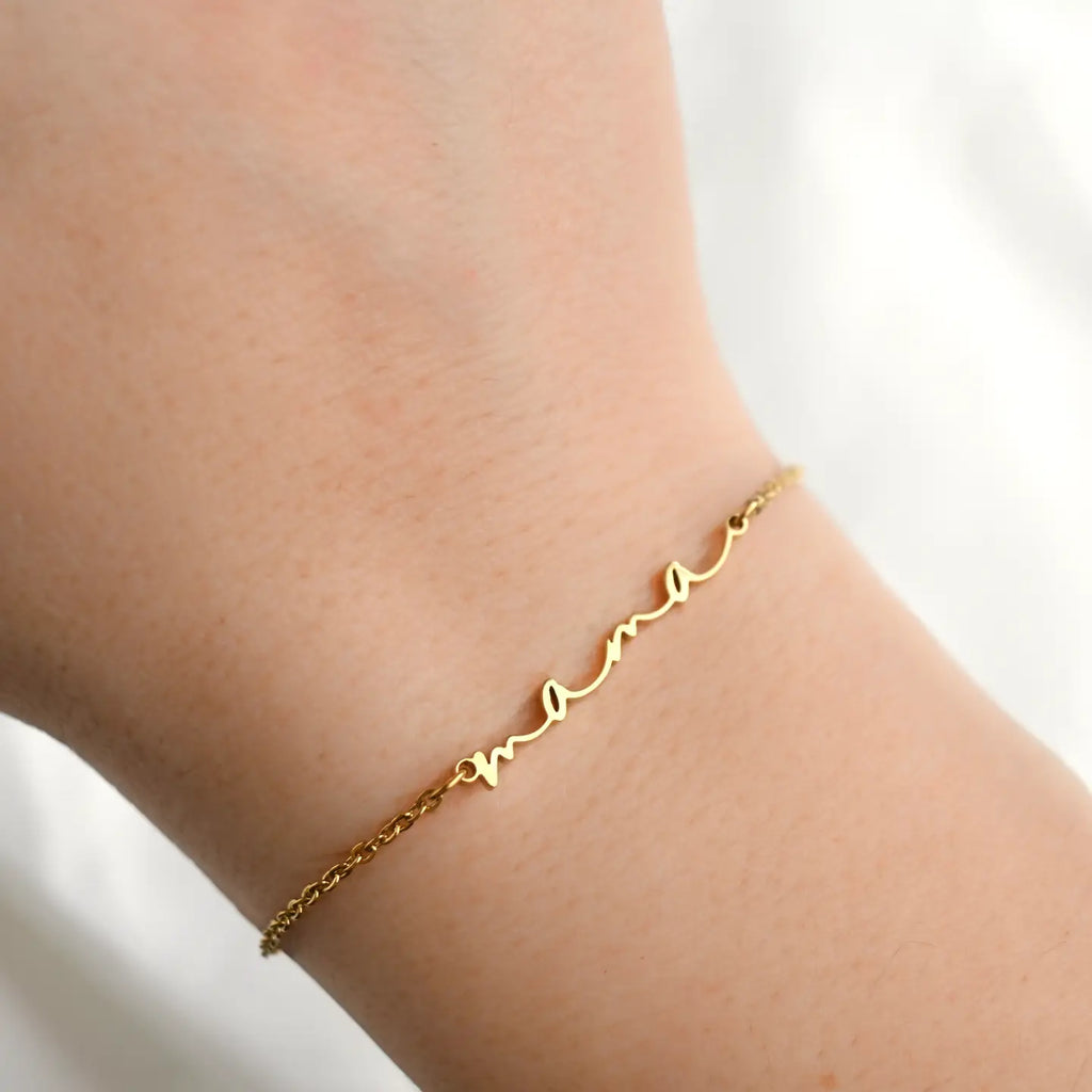 Dainty Mama Bracelet - Mom Bracelet