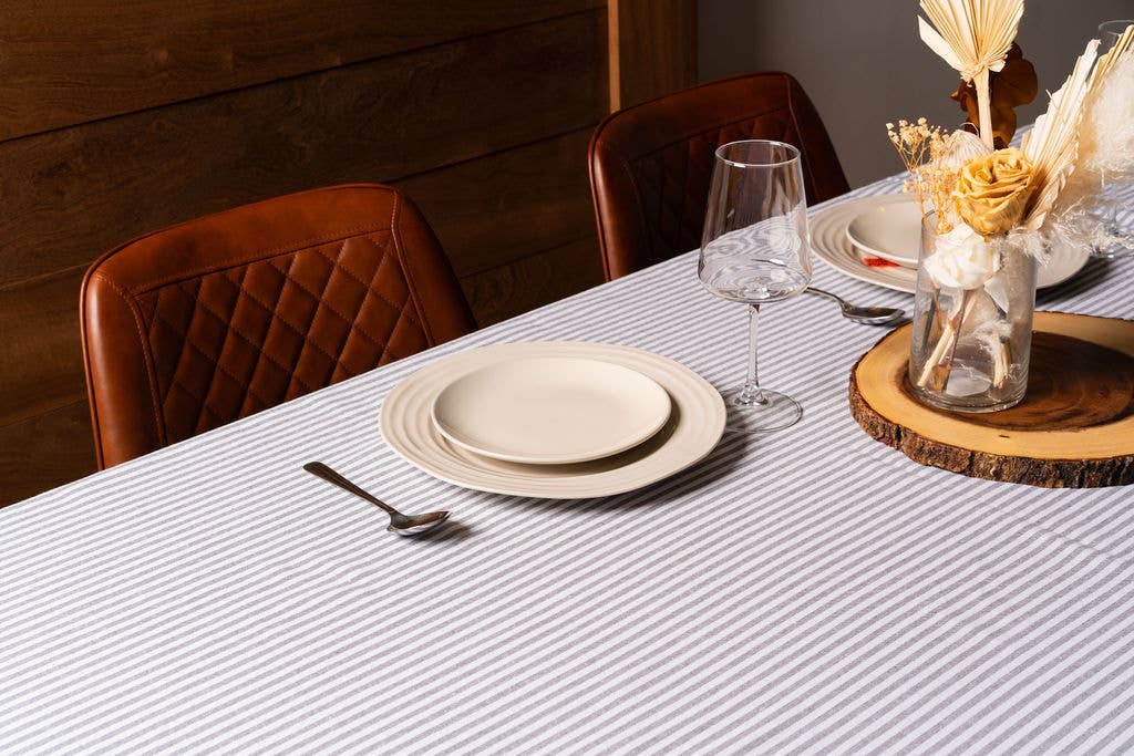 Bistro Stripe Tablecloth