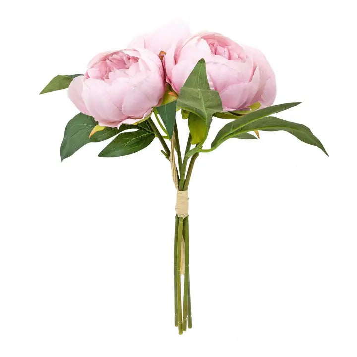 Artificial Peony Bouquet - Pink