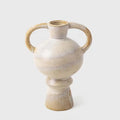 Reactive Glaze Ceramic Handled Vase
