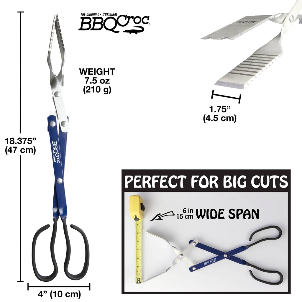 BBQ Croc 18" 3-in-1 Barbecue Tool