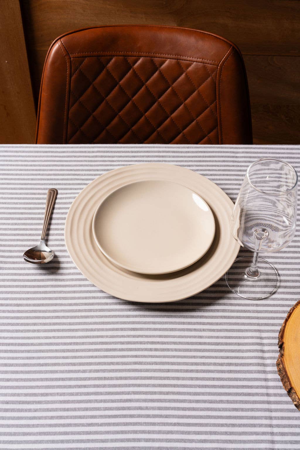 Bistro Stripe Tablecloth