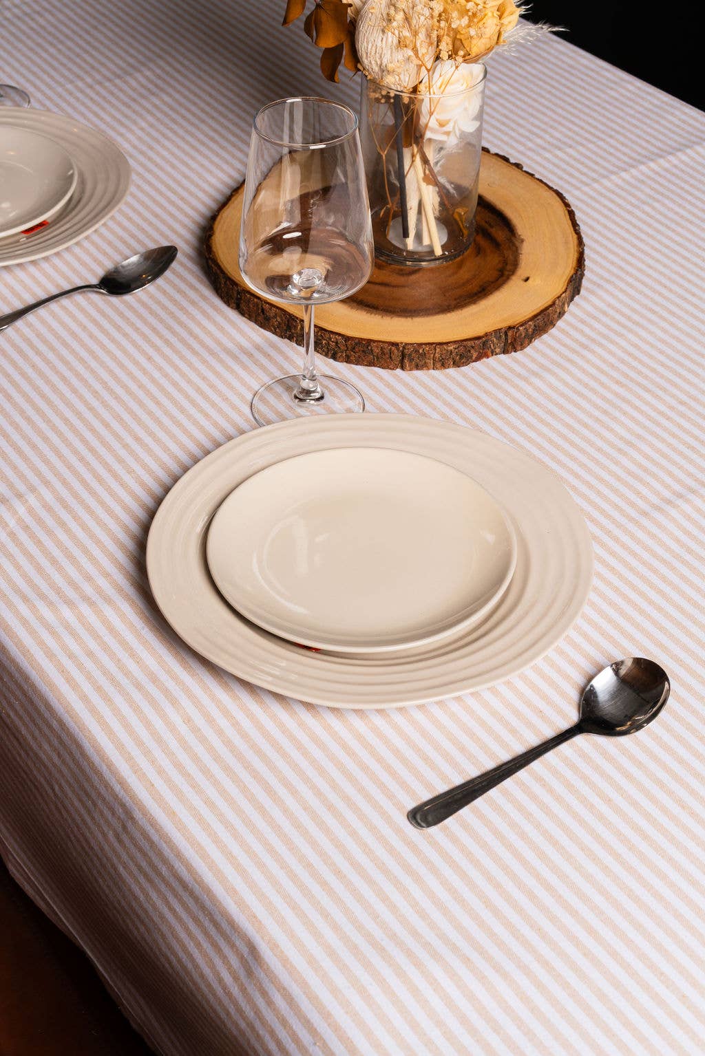 Bistro Stripe Tablecloth