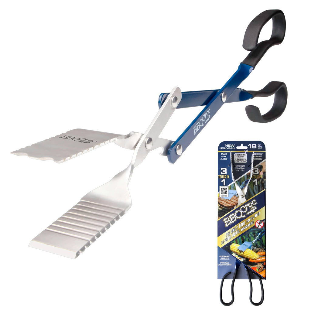 BBQ Croc 18" 3-in-1 Barbecue Tool