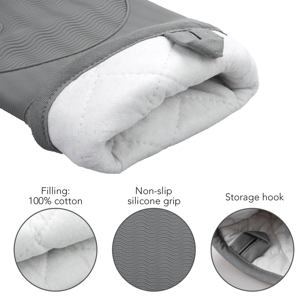 SILICON OVEN MITT-PAIR